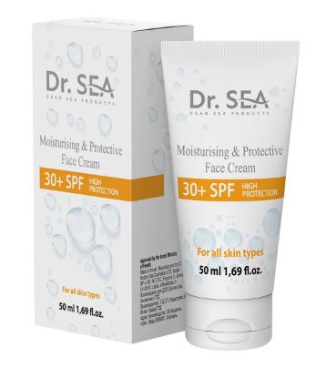 Крем для лица Dr. Sea Увлажняющий и защитный 30+ SPF фото