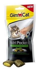 Лакомство Gimpet Nutri Pockets с кошачьей мятой и пастой "Мультивитамин" фото