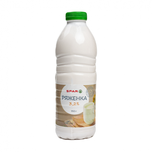 Ряженка SPAR 3,2% 950мл, Абхазия - «Ряженка - огонь!🔥» | отзывы