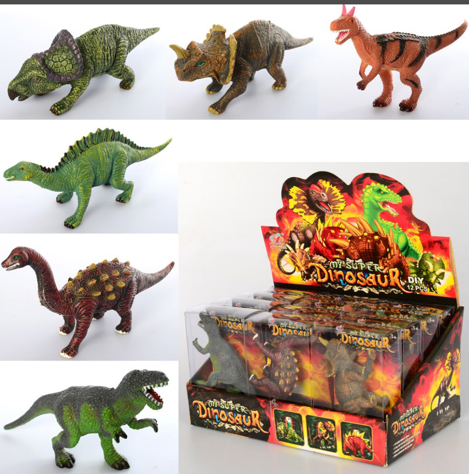 Shantou Chenghai Yuga Toys factory My super dinosaur 12 фигурок - «Вот бы  таких динозавров в мою детскую коллекцию! » | отзывы