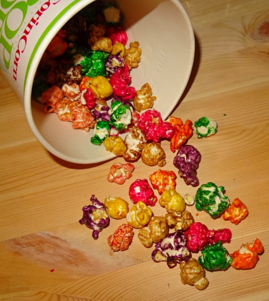 Попкорн Corin Corn «Горячие крендели «Север» Fruit Mix - «Разноцветный ...