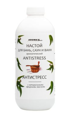 Настой для бань, саун и ванн Aroma's Антистресс | отзывы