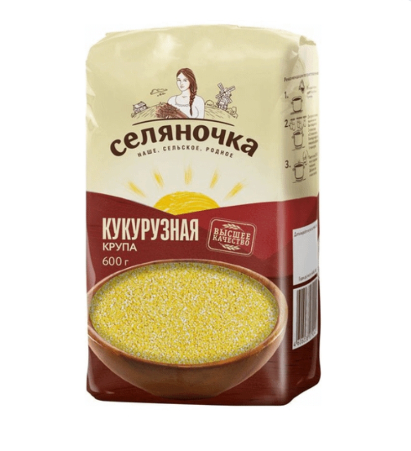 Кукурузная крупа Селяночка 600 гр. - «Очень вкусная и сытная каша ...