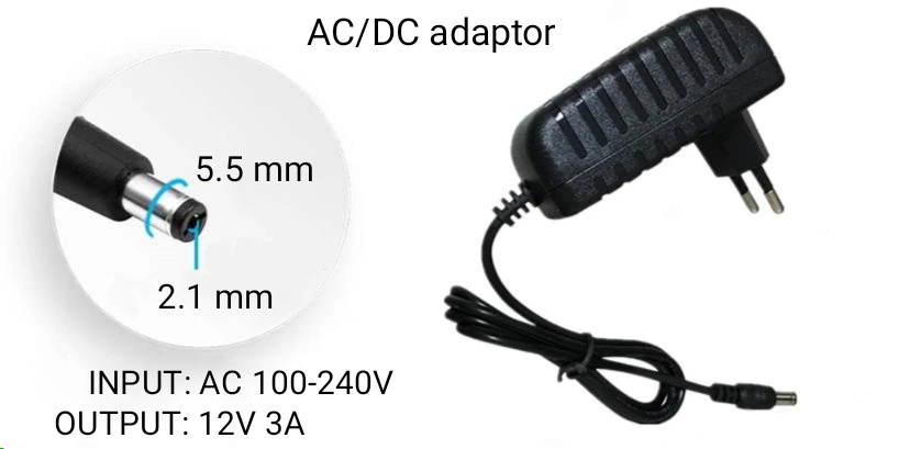 Блоки питания Aliexpress AC/DC adaptor AC 100-240V to DC 12V 3A Model JCY-1230 5.5mm*2.1mm фото