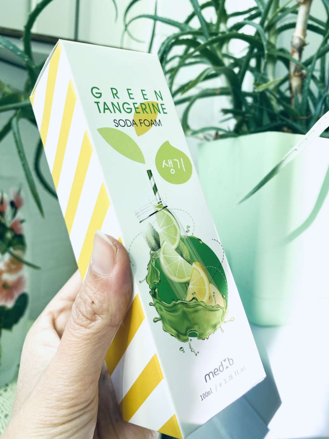 Пенка для умывания Med B Green Tangerine soda foam | отзывы