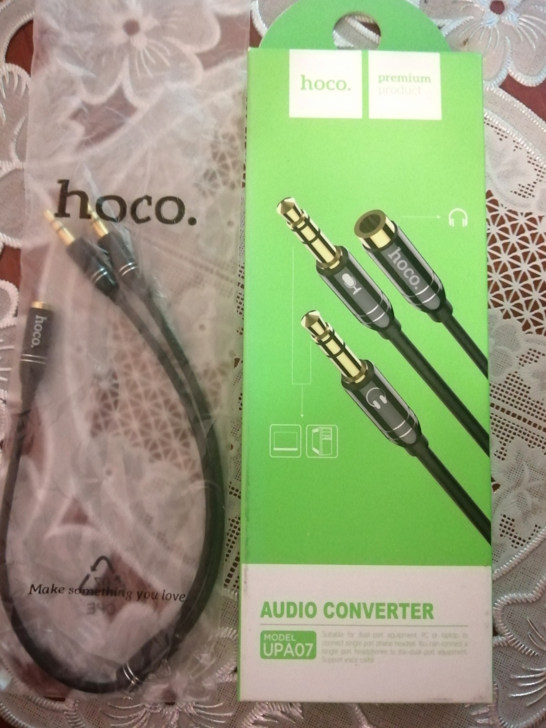 Адаптер HOCO Аудио переходник | отзывы