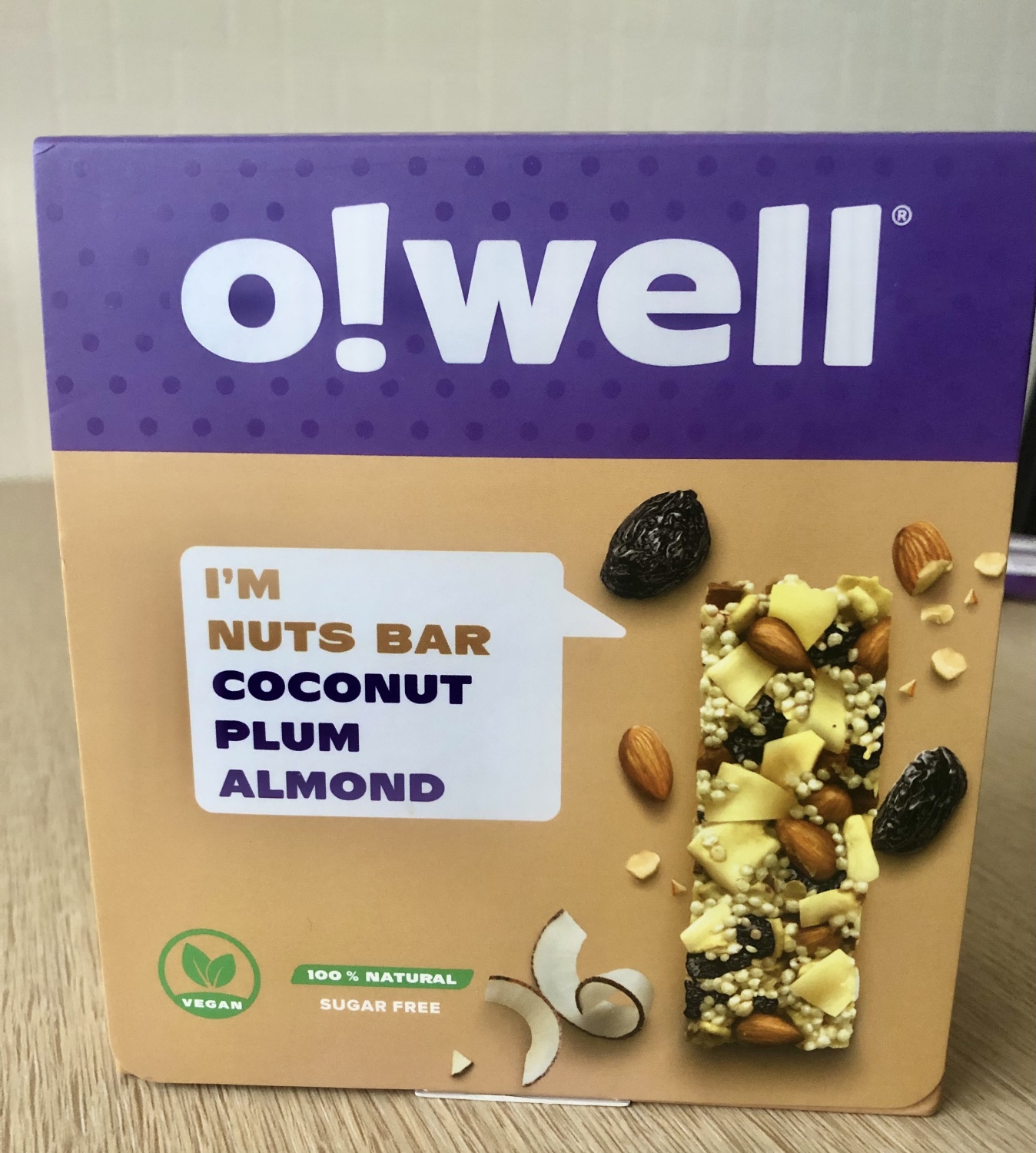 Батончик Owell Ореховый - «Ореховые батончики без сахара - отличный ...