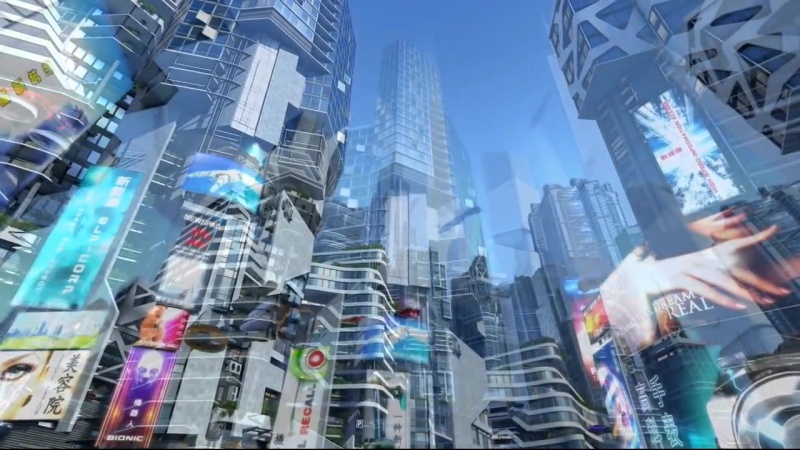 Futuristic City 3D Wallpaper/Screensaver