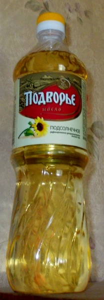 Масло подсолнечное Компания Благо "Подворье" рафинированное ...