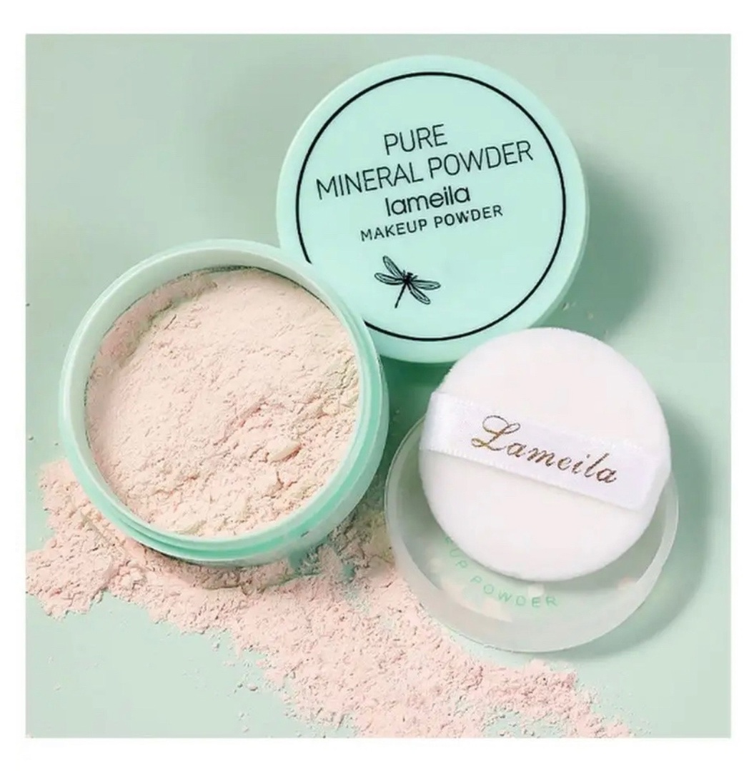 Минеральная пудра Lameila Pure mineral powder для контроля жирности ...