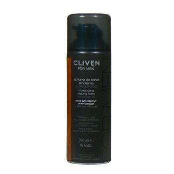 Cliven for men пена для бритья смягчающая с маслом авокадо