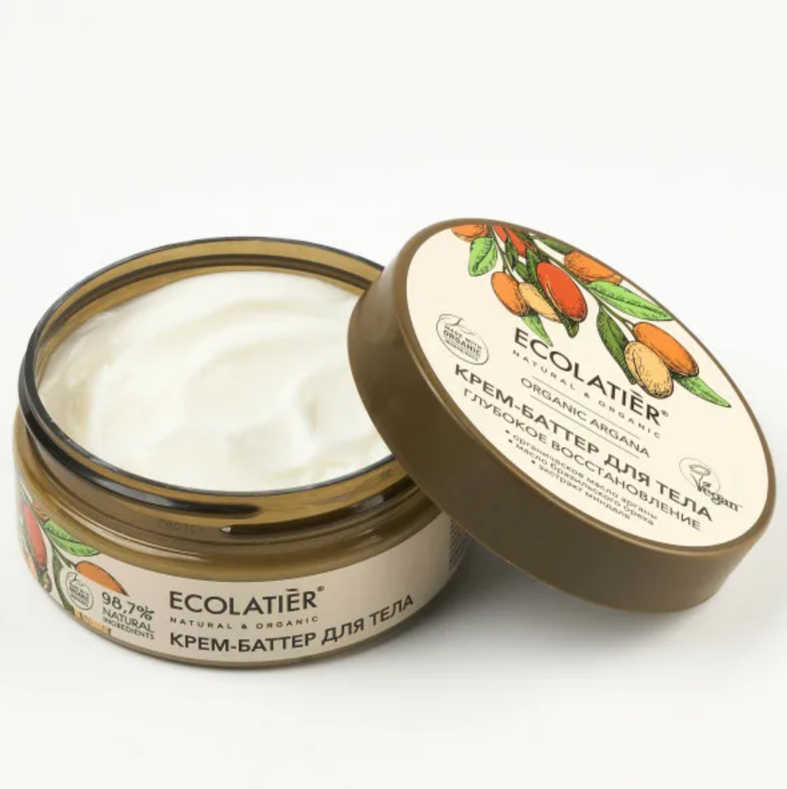 Крем-баттер для тела Ecolatier Organic Argana Глубокое восстановление ...
