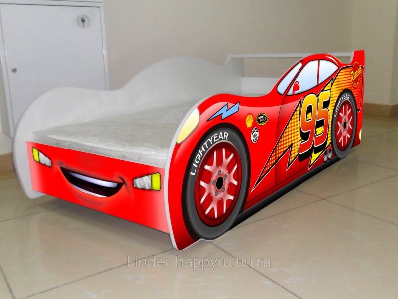 Кровать машина Ауди А6 с бортиками для ребенка