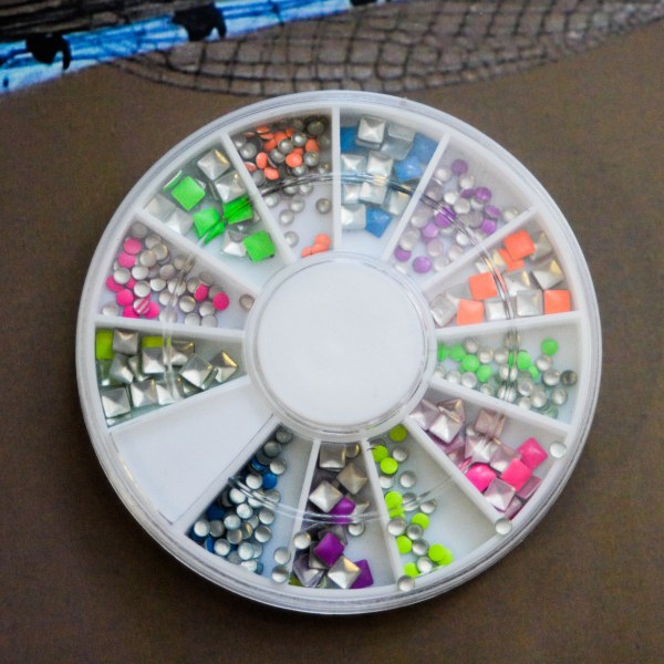 Украшения для дизайна ногтей Aliexpress 2015 Fashion Hot Multi Style Studs Nail Art 3D Design Decoration Stickers Square Punk Rivet Colorful фото