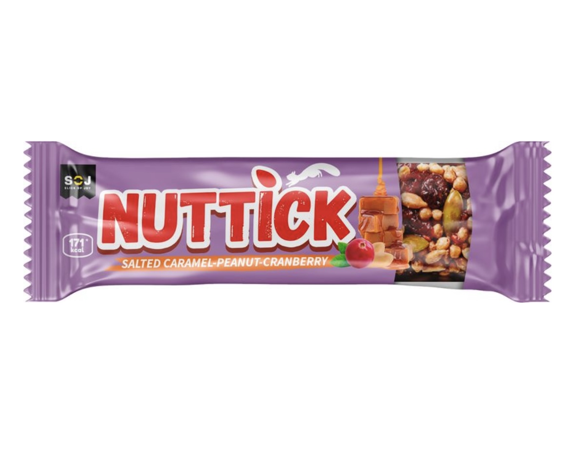 Батончик Soj «Nuttick» с арахисом и клюквой | отзывы