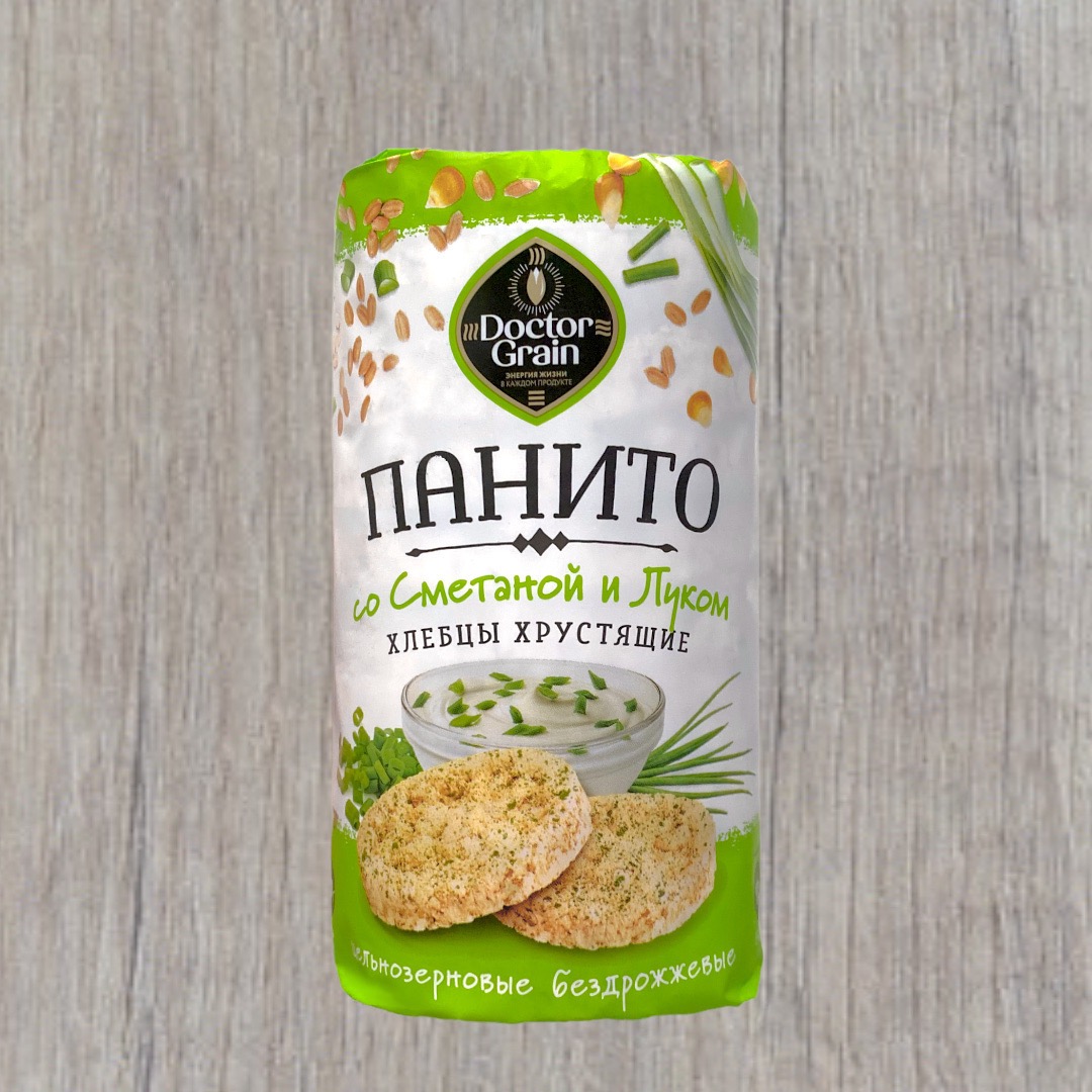 Хрустящие хлебцы Doctor Grain «Панито» со сметаной и луком. | отзывы