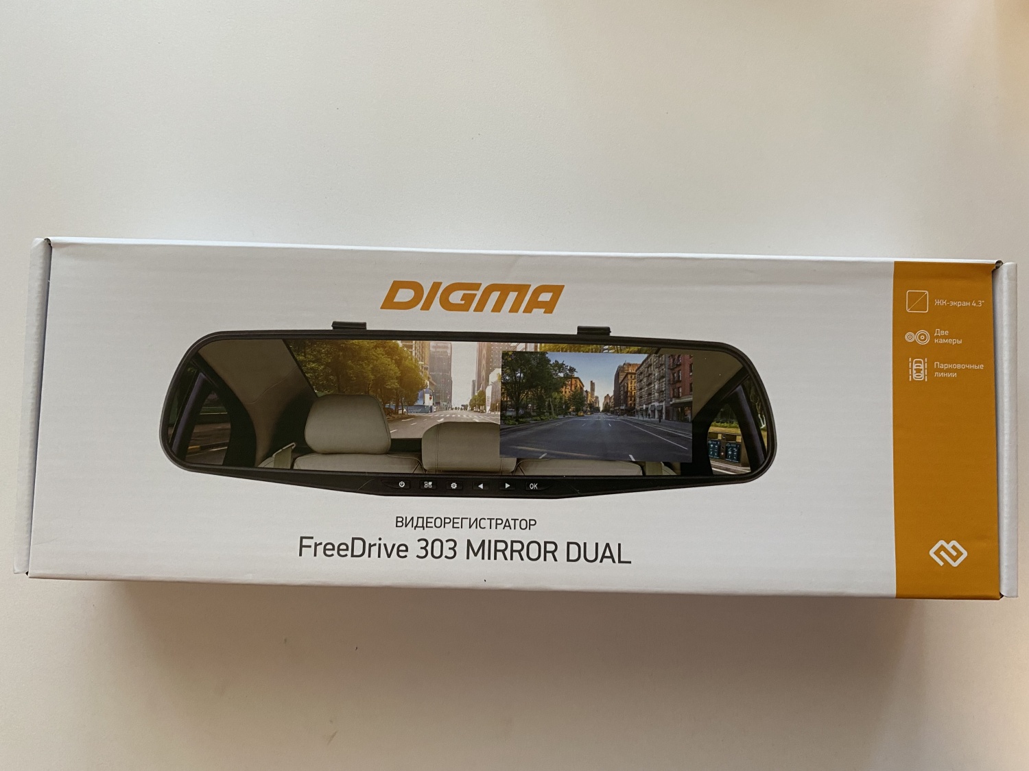 видеорегистратор digma freedrive 404 mirror dual установка камеры заднего вида