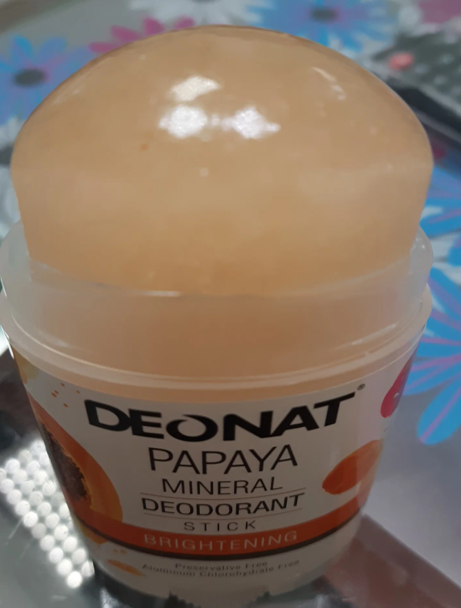Натуральный дезодорант DeoNat кристаллический Papaya - «Чудо дезодорант ...