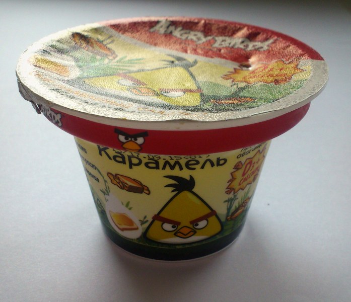 Сыр плавленый ООО "Ястро" Angry Birds сладкий со вкусом карамели фото