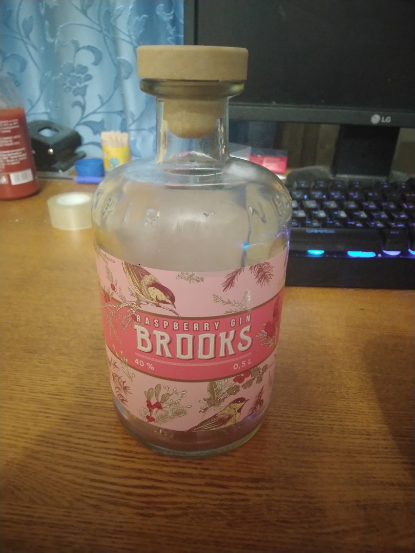 Джин Минский завод виноградных вин Brooks Raspberry Gin | отзывы