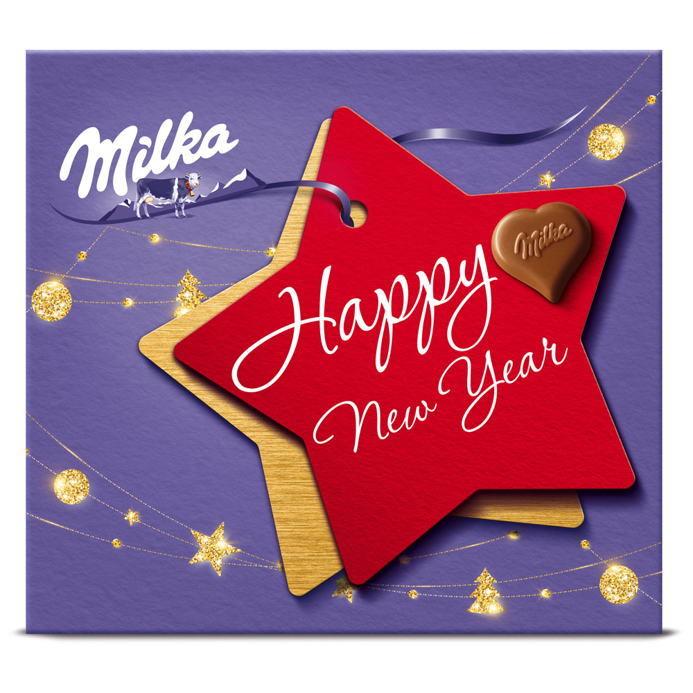 Шоколадные конфеты Milka Из молочного шоколада с ореховой начинкой фото