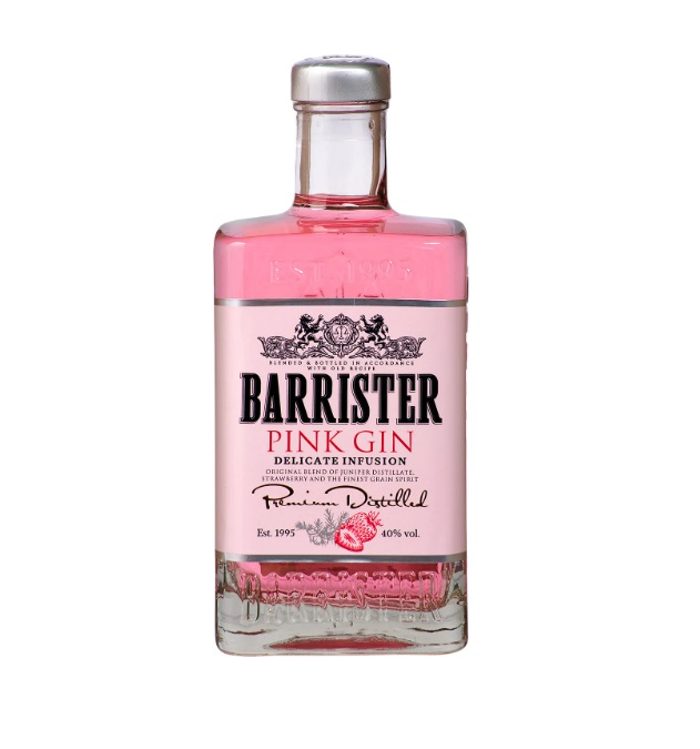 Розовый джин цена. Джин Барристер Пинк. Джин Барристер Пинк 40% 0,7л. "Барристер" Пинк Джин, 0.7 л. Джин Barrister Pink Gin, 0.7 л.