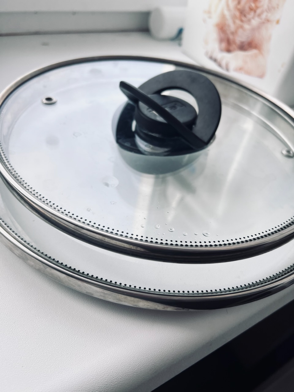 Крышка стеклянная с металлическим ободом Tefal Batterfly | отзывы