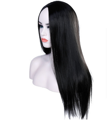 long black wig