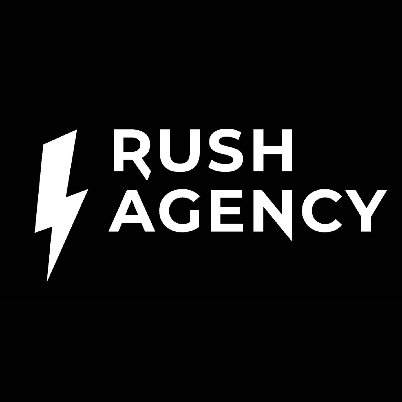 Site rush. Rush Agency. Rush Agency логотип. Логотип рекламного агентства. Agency брукхевег.