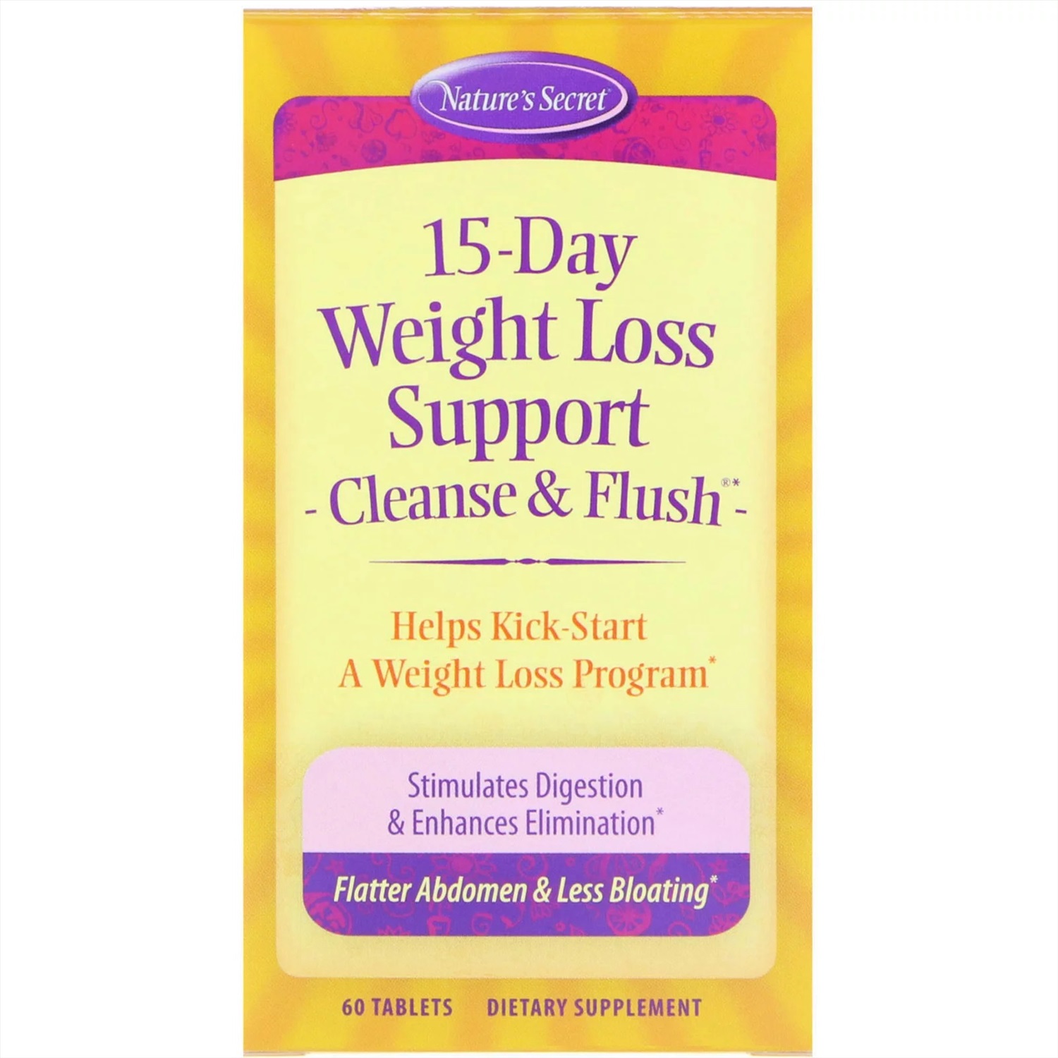 БАД для похудения Nature's Secret 15-Day Weight Loss Support "Cleanse & Flush" фото