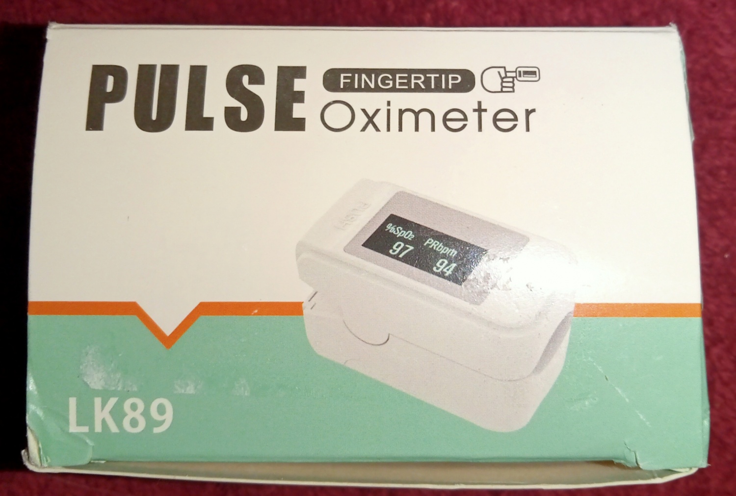 Пульсоксиметр Pulse Oximeter Fingertip Lk89 фото