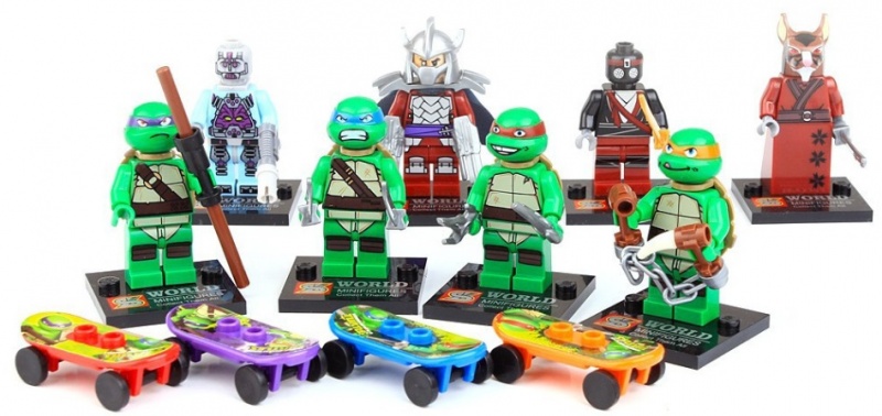 ninja turtle building blocks