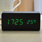Часы-будильник Aliexpress Wholesale 13 Colors LED alarm clocks with Temperature voice activated , luminova display digital clock фото