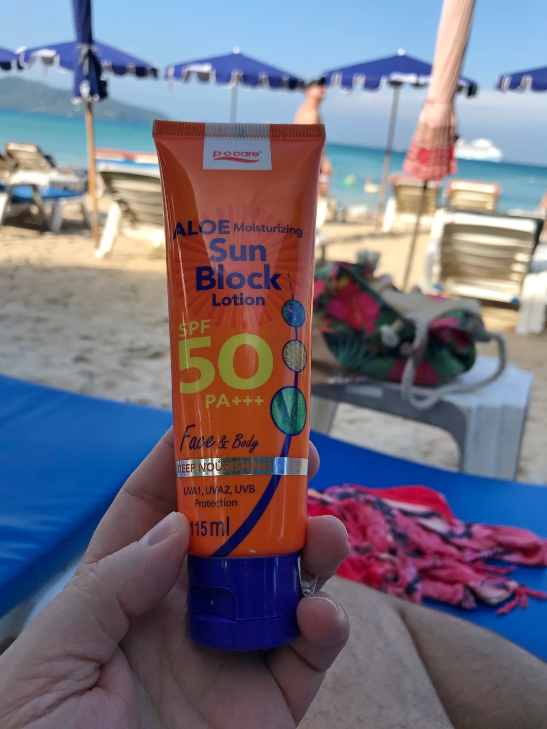 Солнцезащитный лосьон P-O Care 50 SPF - «Серьёзная защита кожи. » | отзывы