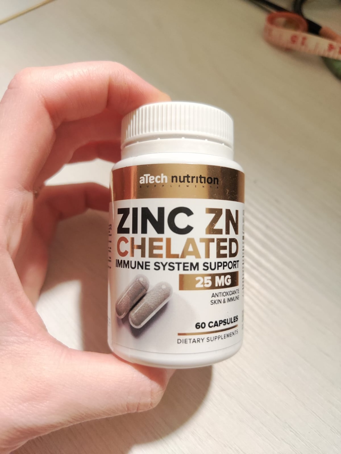 БАД ATech nutrition ZINC ZN CHELATED 25mg | отзывы
