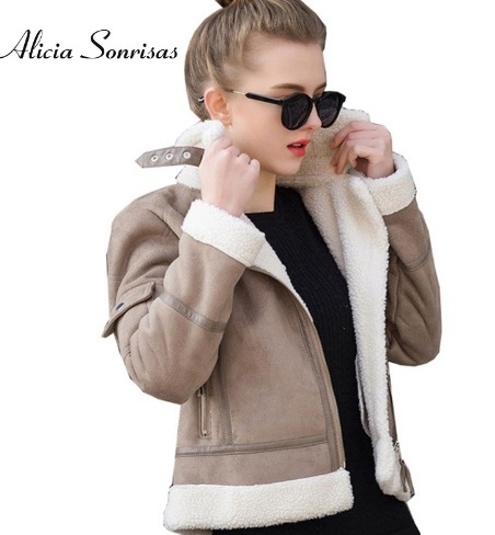 faux sheepskin jacket womens