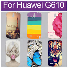 Чехол для мобильного телефона Aliexpress Mobile phone Aliexpress 10 models fashion Huawei G610 Case, Hot colored painted Case for Huawei Acend G610 G610s C8815 rear cover shell skin фото