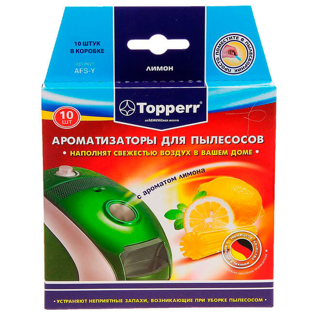 Ароматизатор для пылесосов TOPPERR с ароматом лимона | отзывы