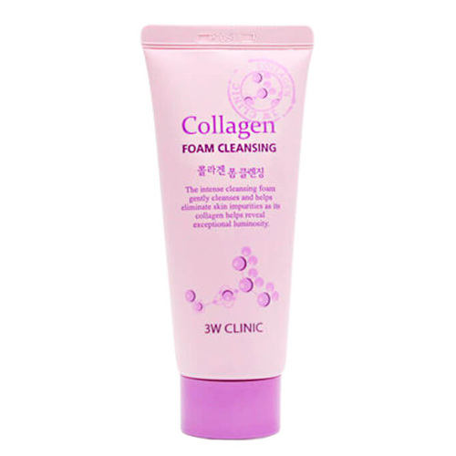 Пенка для умывания 3W CLINIC Collagen Foam Cleansing фото