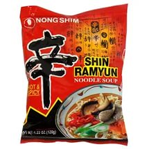 Лапша быстрого приготовления Nongshim Shin Ramyun острая со вкусом говядины фото
