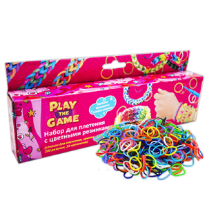 Резиночки для плетения браслетов RAINBOW LOOM, коллекция Леденцы, мятный