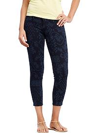 old navy rockstar cropped jeans