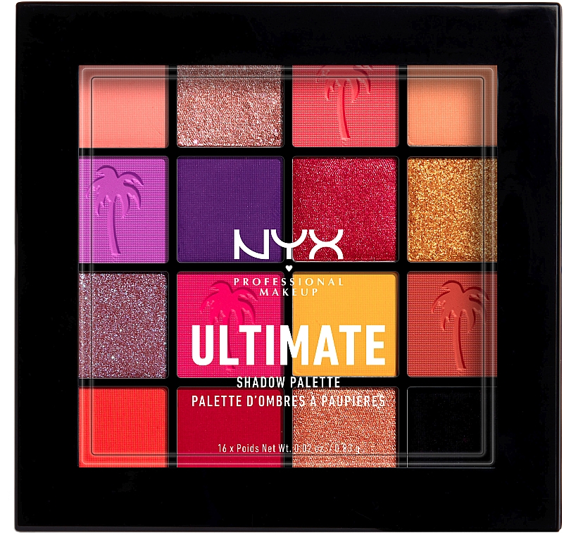 Палетка теней для век Nyx Professional Makeup Ultimate Festival Сумасшедшая палетка создана