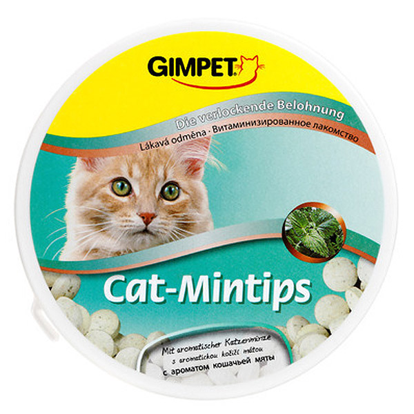 Корм для кошек Gimpet Cat-Mintips витаминизированное лакомство с кошачьей мятой фото