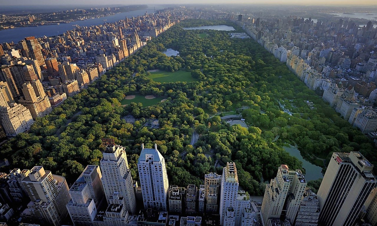 США Нью-Йорк Центральный парк. 
