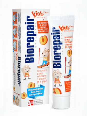 Зубная паста Biorepair Kids Peach с экстрактом персика для детей от 0 до 6 лет фото