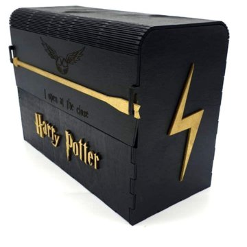 Лавка Хогвартса Деревянный сундук для книг Гарри Поттер "Олень" фото