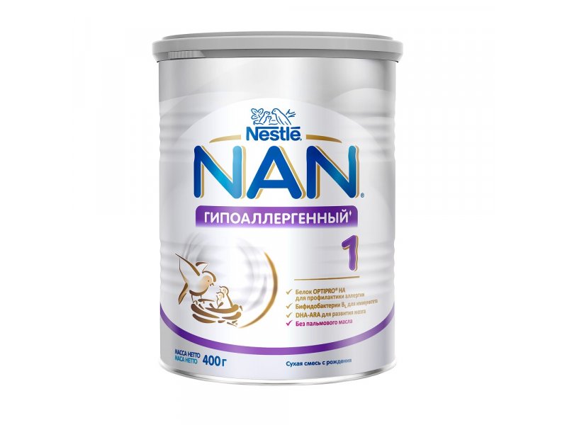 Сухая смесь Nestle NAN OPTIPRO гипоаллергенный 1 с рождения фото