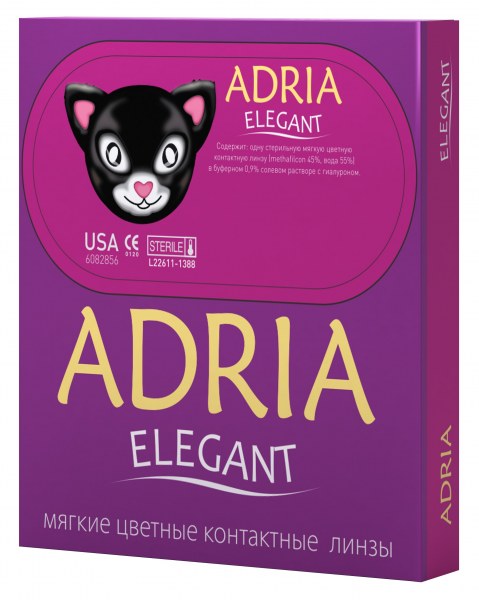 Цветные контактные линзы ADRIA Elegant фото