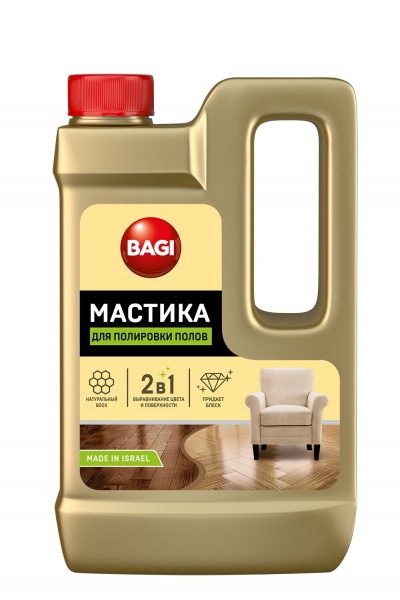 Средство для паркетных и ламинированных полов Bagi "Мастика" фото